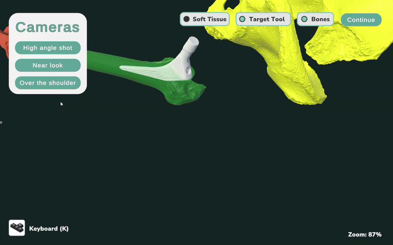 Target Tool and Bone